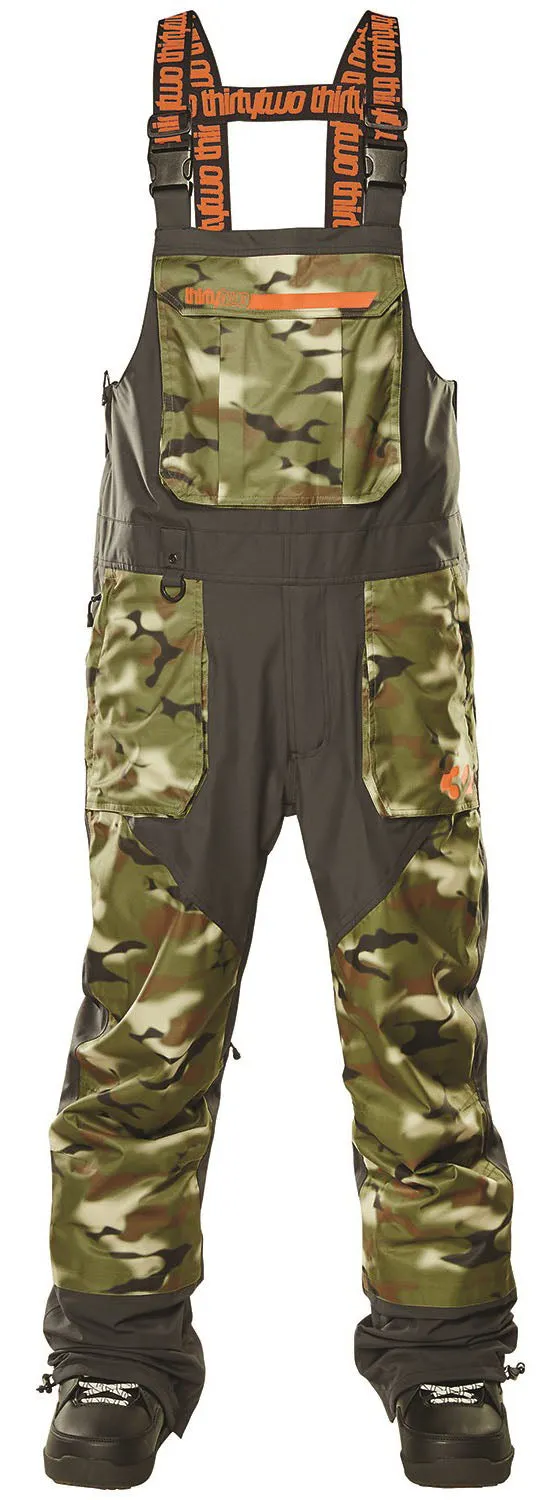 ThirtyTwo Basement Bib Pants Mens Camo