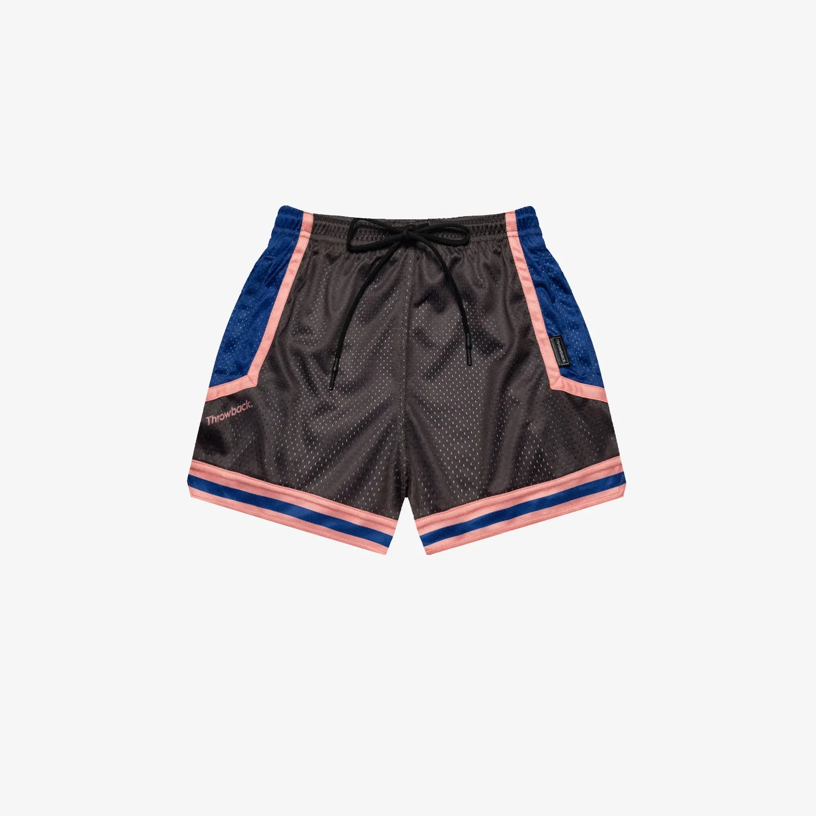 Throwback 90s Mesh Women's Shorts - Dark Grey