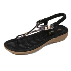 TIMETANG 2020 Fashion Luxury Designer Wedge Shoes For Women Flat Sandals Ladies Beach Sandals Women Sandles
