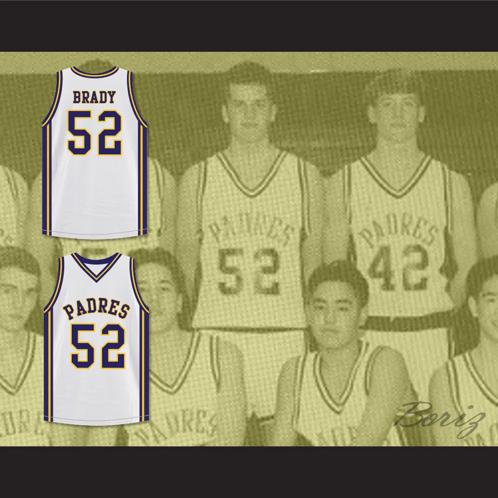 Tom Brady 52 Junipero Serra High School Padres Basketball Jersey