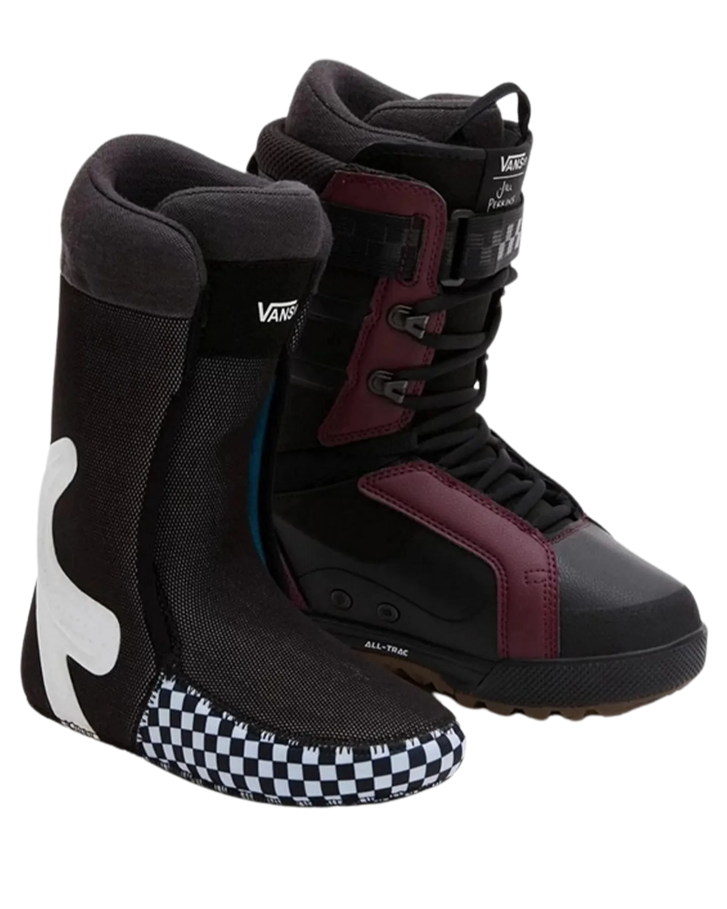 Vans Hi-Standard Pro Jill Perkins Women's Snowboard Boots - Black/Burgundy - 2024