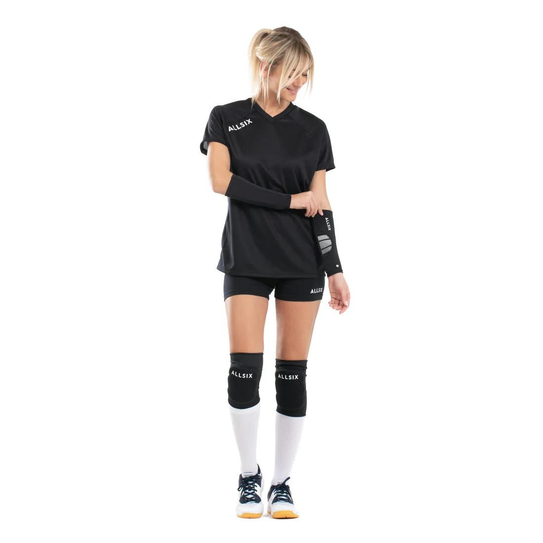 Volleyball Sleeves VAP100 - Black/White