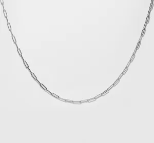 White Gold Link Chain - 3.85mm