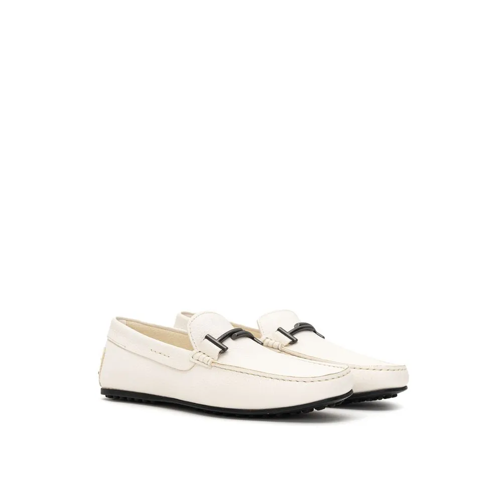 White Leather Loafer