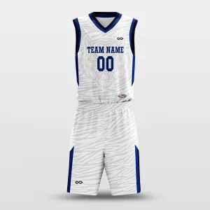 White Tiger - Customized Sublimated Basketball Set