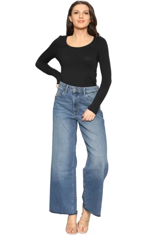 Womens Stone Wash Jeans - 0012A