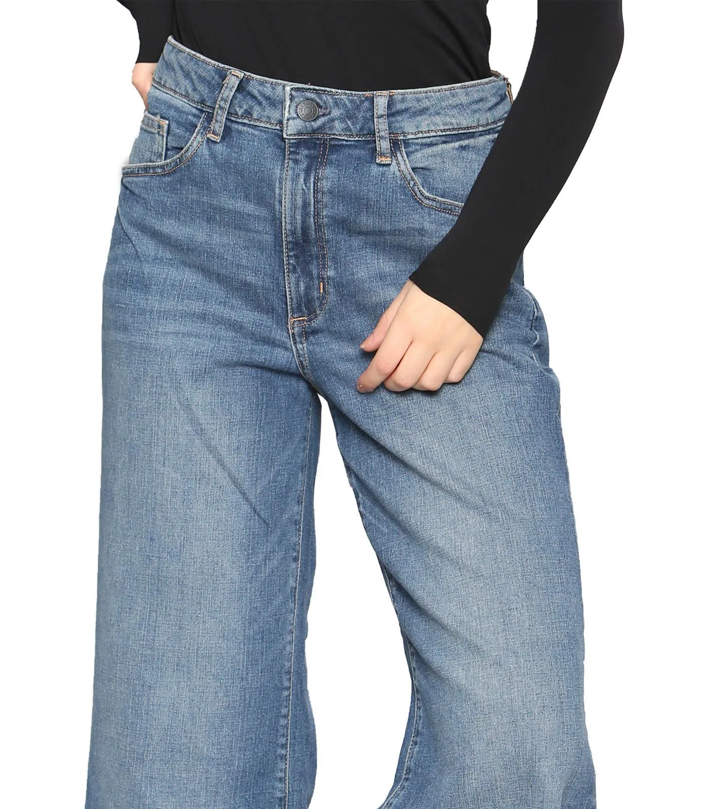 Womens Stone Wash Jeans - 0012A