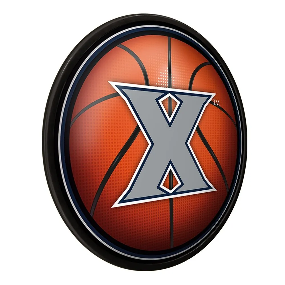 Xavier Musketeers: Basketball - Modern Disc Wall Sign