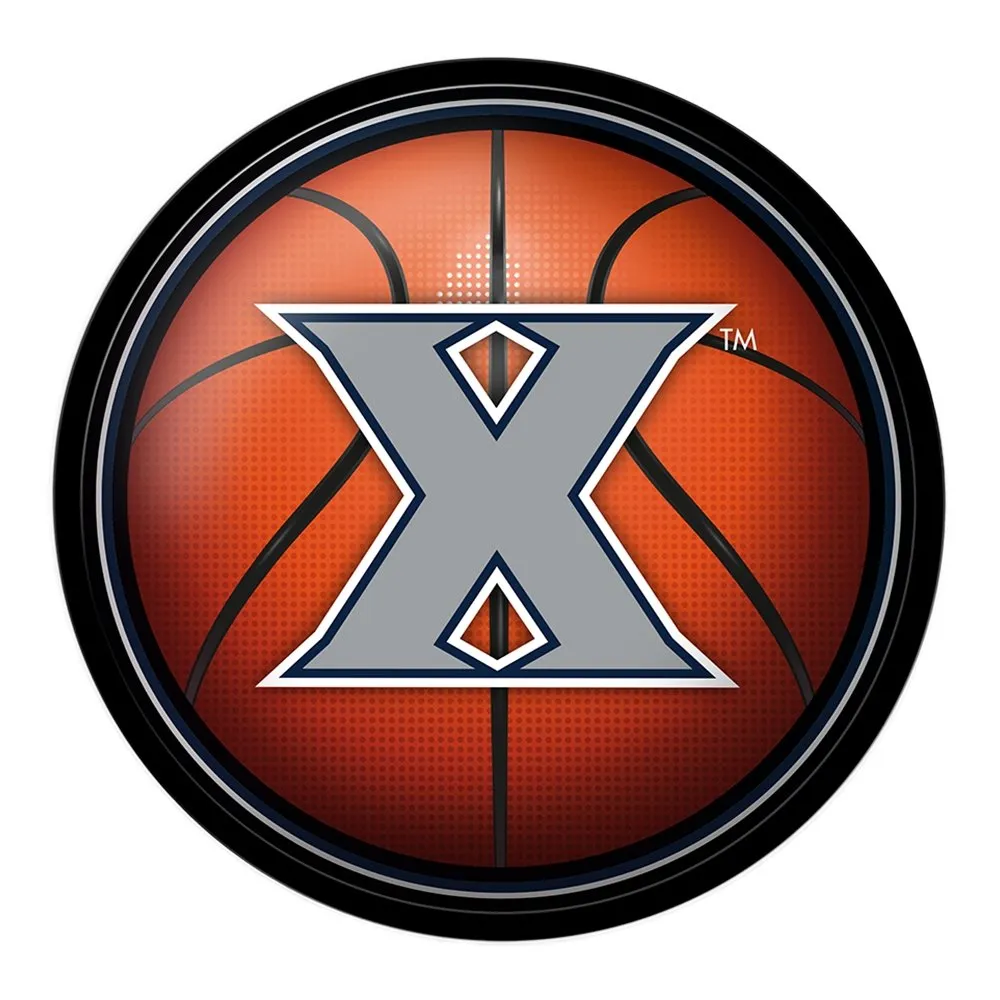 Xavier Musketeers: Basketball - Modern Disc Wall Sign