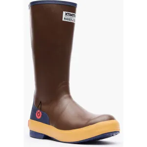 Xtratuf Men's Legacy 15" Waterproof Slip Resist Rubber Work Boot -Brown- XML900
