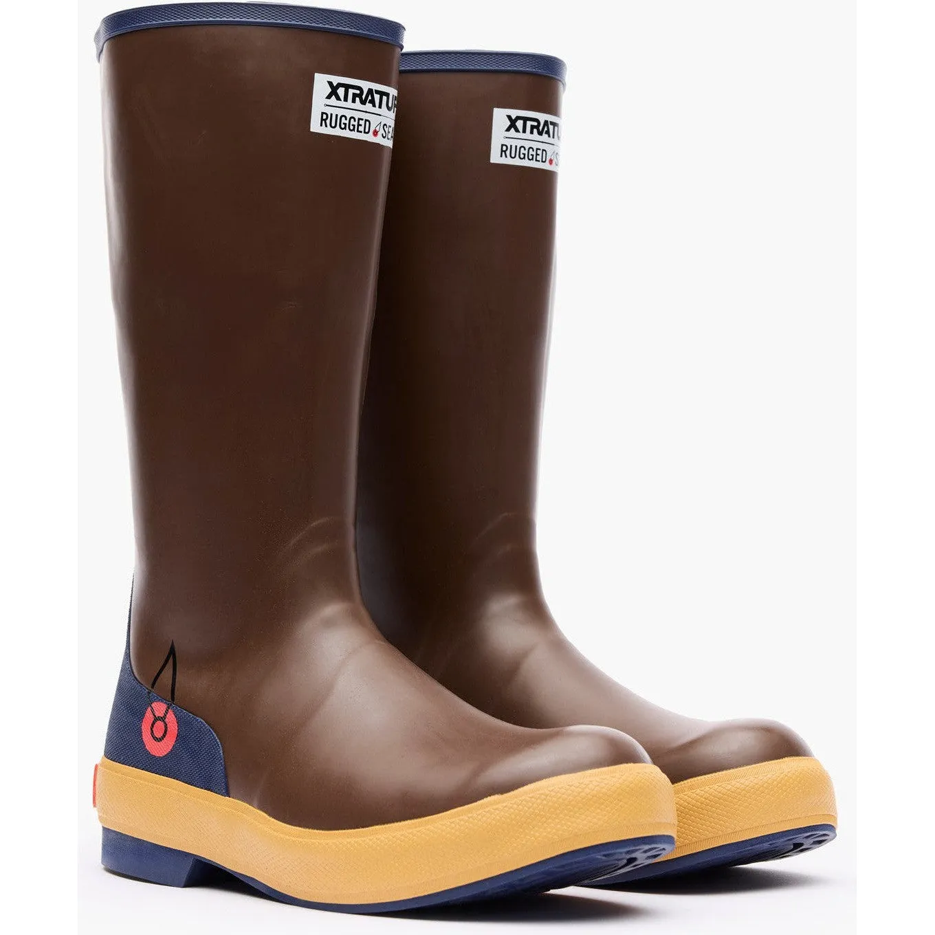 Xtratuf Men's Legacy 15" Waterproof Slip Resist Rubber Work Boot -Brown- XML900