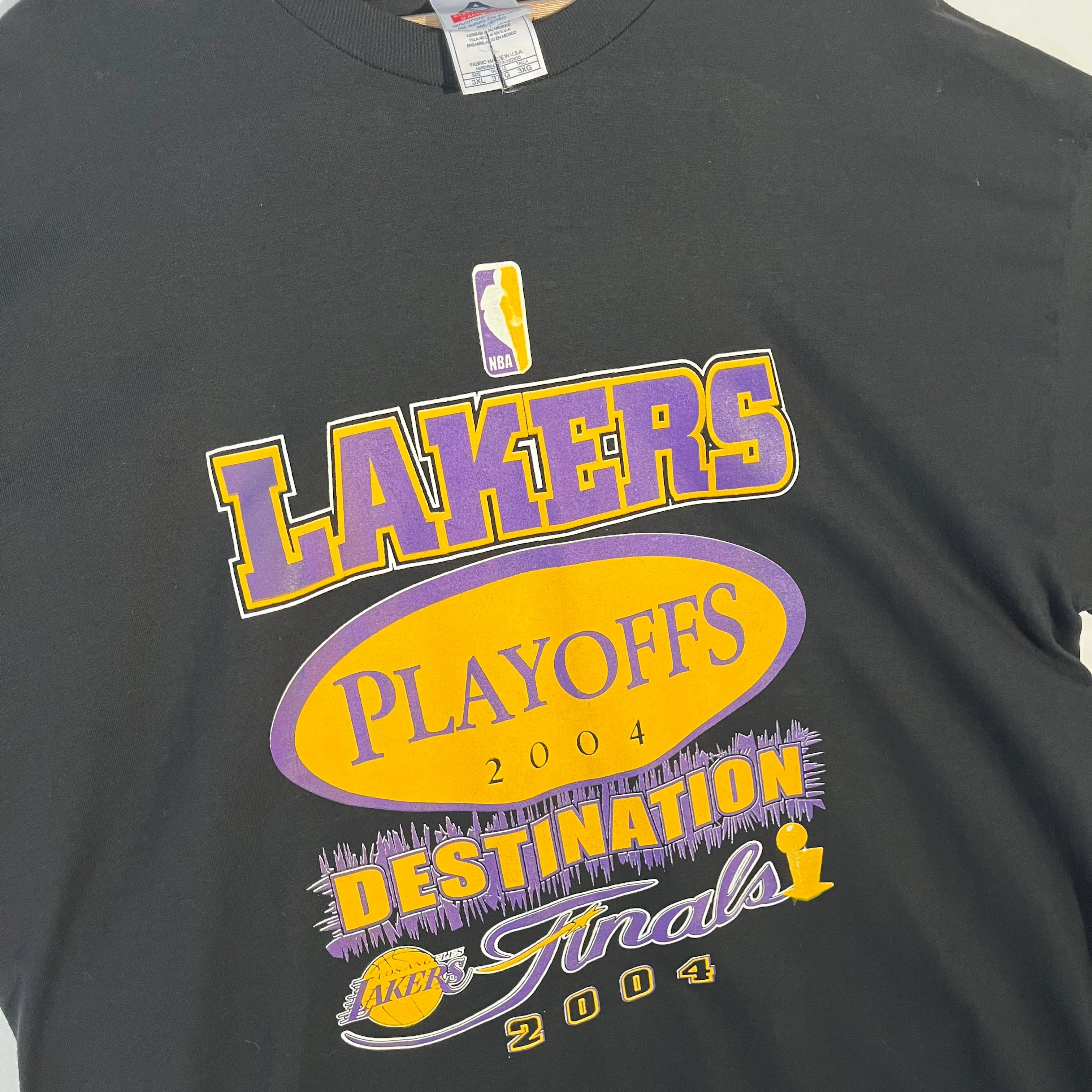 Y2K '04 Lakers Playoffs Destination Finals Tee - Black